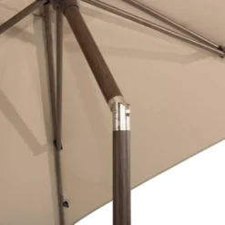 4 Seasons Azzurro stokparasol 200x300 cm beach solefin - Wenge frame