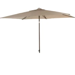 4 Seasons Azzurro stokparasol 200x300 cm beach solefin - Wenge frame