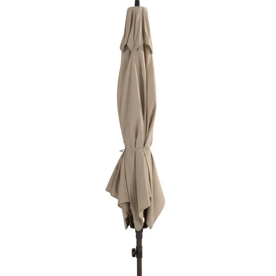 4 Seasons Azzurro stokparasol 200x300 cm beach solefin - Wenge frame