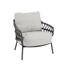 4 Seasons Calpi lage lounge dining stoel - antraciet