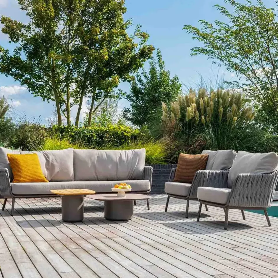 4 Seasons Cannes loungeset 3-delig - terre