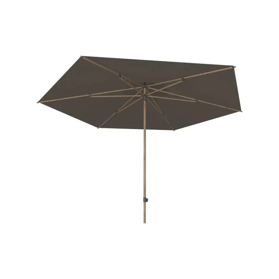 4-Seasons stokparasol Azzurro 300 cm - Woodlook/charcoal