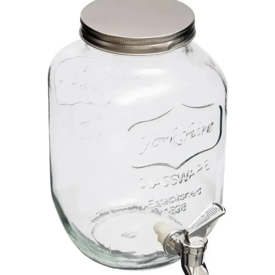 Secret de Gourmet Dranksdispenser/limonadetap - glas - 8 liter