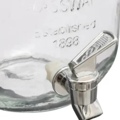 Secret de Gourmet Dranksdispenser/limonadetap - glas - 8 liter
