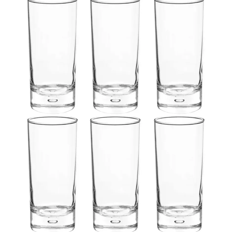 Secret de Gourmet longdrink glas Georgi - 6x stuks - 290 ml