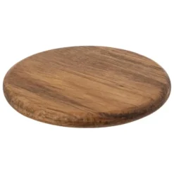 Secret de Gourmet onderzetters - 6x - Acaciahout - D10 cm