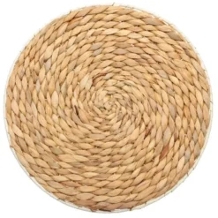Secret de Gourmet Placemat - zeegras naturel - rond - 35 cm