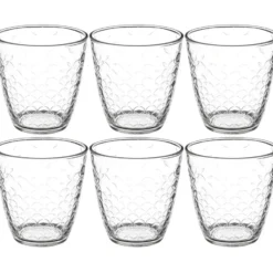 Secret de Gourmet waterglazen Rome - 6x - 250 ml - deco glas