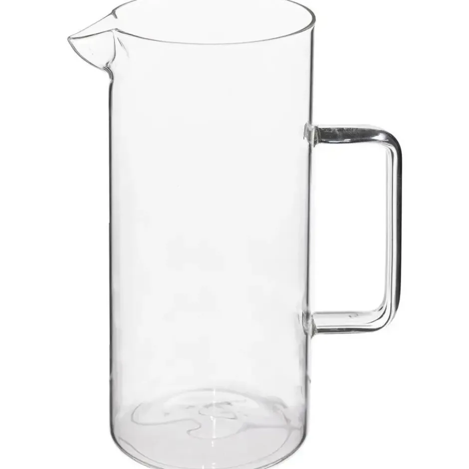 Secret de Gourmet water Karaf - glas/rvs - 1.5L - D10 x H22 cm