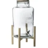 Secret the Gourmet drankdispenser - transparant - 8 liter - glas