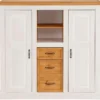 Selma - Dressoir met 2 deuren en 3 laden in wit gebeitst grenen
