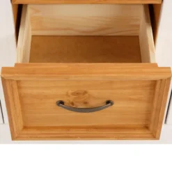 Selma - Dressoir met 2 deuren en 3 laden in wit gebeitst grenen