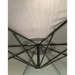 SenS-Line Menorca zweefparasol rond - Ø 300 cm - Antraciet