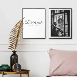 Set poster met lijst - Ballerina
