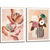 Set poster met lijst - Bloemen