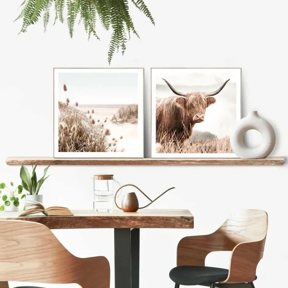 Set poster met lijst - Buitenleven