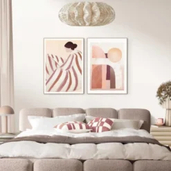Set poster met lijst - Rust in kleur