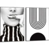 Set poster met lijst - Stilte in Stijl