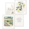 Set poster met lijst - Van Gogh - tuin in bloei