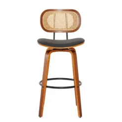 Set van 2 Barkrukken Hout Rotan