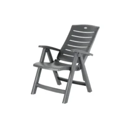 Set van 4 - Hartman Florion Recliner verstelbare tuinstoel - Royal Grey
