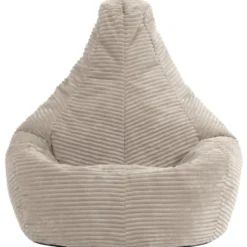Set van 2 icon Kinderzitzakken Dalton - Corduroy Zitzak - Beige