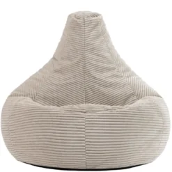 Set van 2 icon Zitzak Dalton - Corduroy Zitzak Volwassenen - Beige