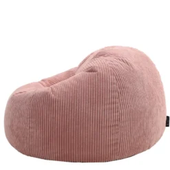 Set van 2 icon Zitzak Kingston - Corduroy Zitzak Volwassenen - Oud roze