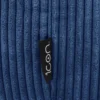 Set van 2 icon Zitzak Kingston - Corduroy Zitzak Volwassenen - Denimblauw