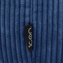 Set van 2 icon Zitzak Kingston - Corduroy Zitzak Volwassenen - Denimblauw