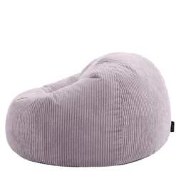 Set van 2 icon Zitzak Kingston - Corduroy Zitzak Volwassenen - Paars
