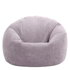 Set van 2 icon Zitzak Kingston - Corduroy Zitzak Volwassenen - Paars