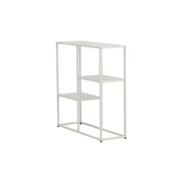 Sidetable Beige Metaal - 80x26x80cm - Staal