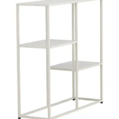 Sidetable Beige Metaal - 80x26x80cm - Staal