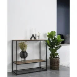 Sidetable Bruin - Melamine - 80cm - Tafel Vita