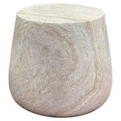 Sidetable Fiberclay Naturel - 47,5x47,5x41cm - Bonn