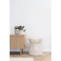 Sidetable Fiberclay Naturel - 37x37x43cm - Bonn