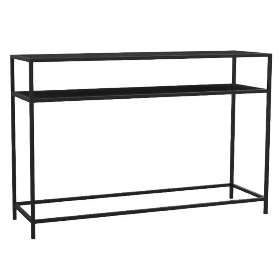 Sidetable Jaxx - zwart - 79x120x35 cm