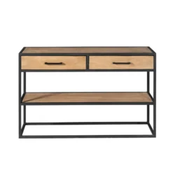 Sidetable Naturel Hout - 120x35x76cm - Dakota