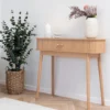 Sidetable Naturel - Rechthoek - 100x30x80,5cm - Nikko