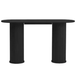 Sidetable Zwart Eikenhout - 130x40x75cm - Nola