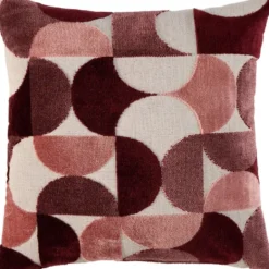 Sierkussen Aline - roze - 45x45 cm