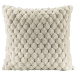 Sierkussen Cynthia - ivoor - 45x45 cm