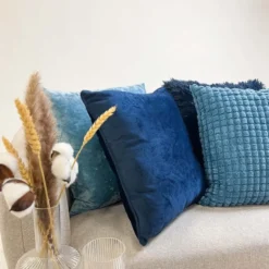 Sierkussen Finn - Insignia Blue - 45x45 cm