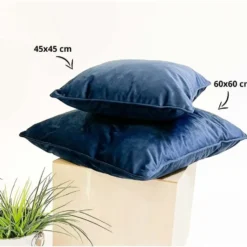 Sierkussen Finn - Insignia Blue - 45x45 cm