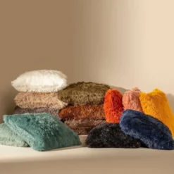 Sierkussen Fluffy - Pumice Stone - 45x45 cm