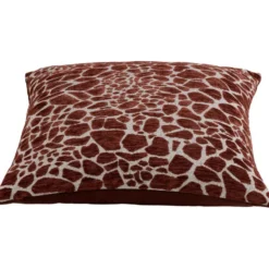 Sierkussen Giraffe - bruin - 45x45 cm