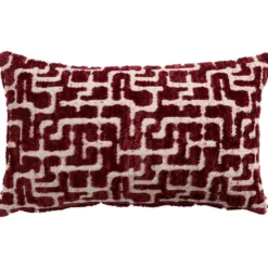 Sierkussen Jamie - bordeaux - 30x50 cm