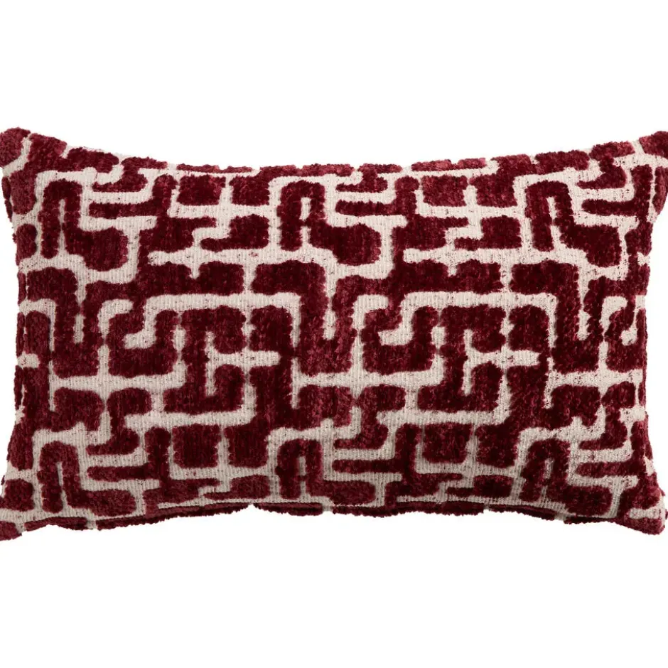 Sierkussen Jamie - bordeaux - 30x50 cm
