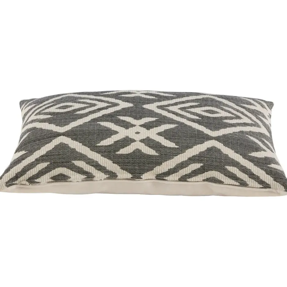 Sierkussen Joep - antraciet/off-white - 35x55 cm